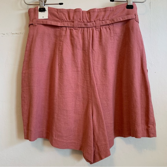 NEW Abercrombie Tie Waist Linen Shorts Medium - Picture 5 of 11
